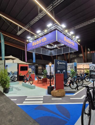 Stand aménagé par Cap Evenementiel - Salon professionnel - Rennes - Cesson-Sévigné