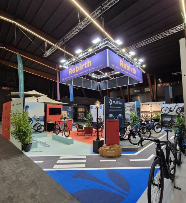 Stand aménagé par Cap Evenementiel - Salon professionnel - Rennes - Cesson-Sévigné