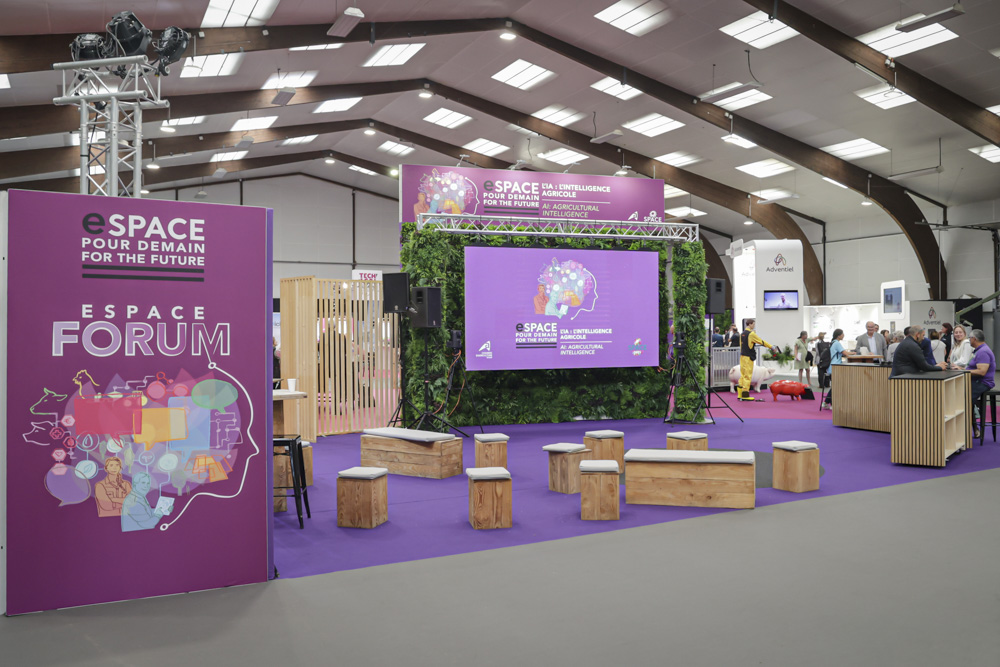 Stand aménagé par Cap Evénementiel pour le Salon professionnel Space 2025 - Rennes