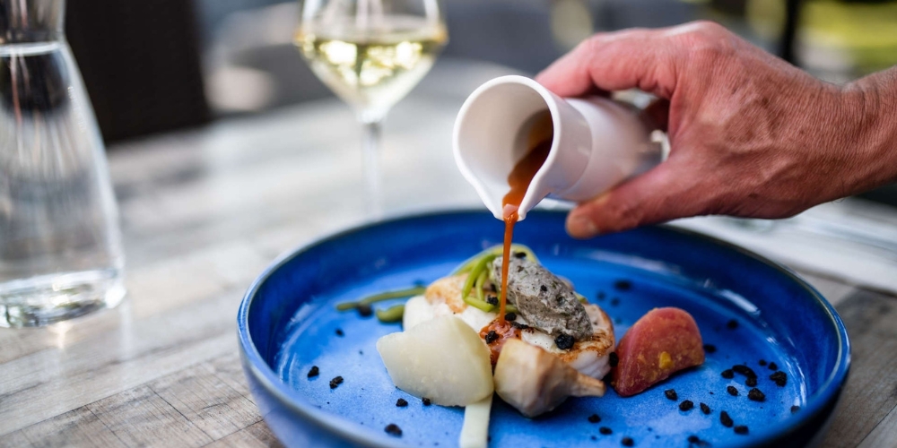 Plat du restaurant Le Ccicé au Domaine de Cicé Blossac à Bruz, près de Rennes