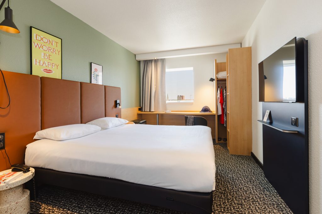 Chambre double de l'Hôtel Ibis Rennes centre gare sud