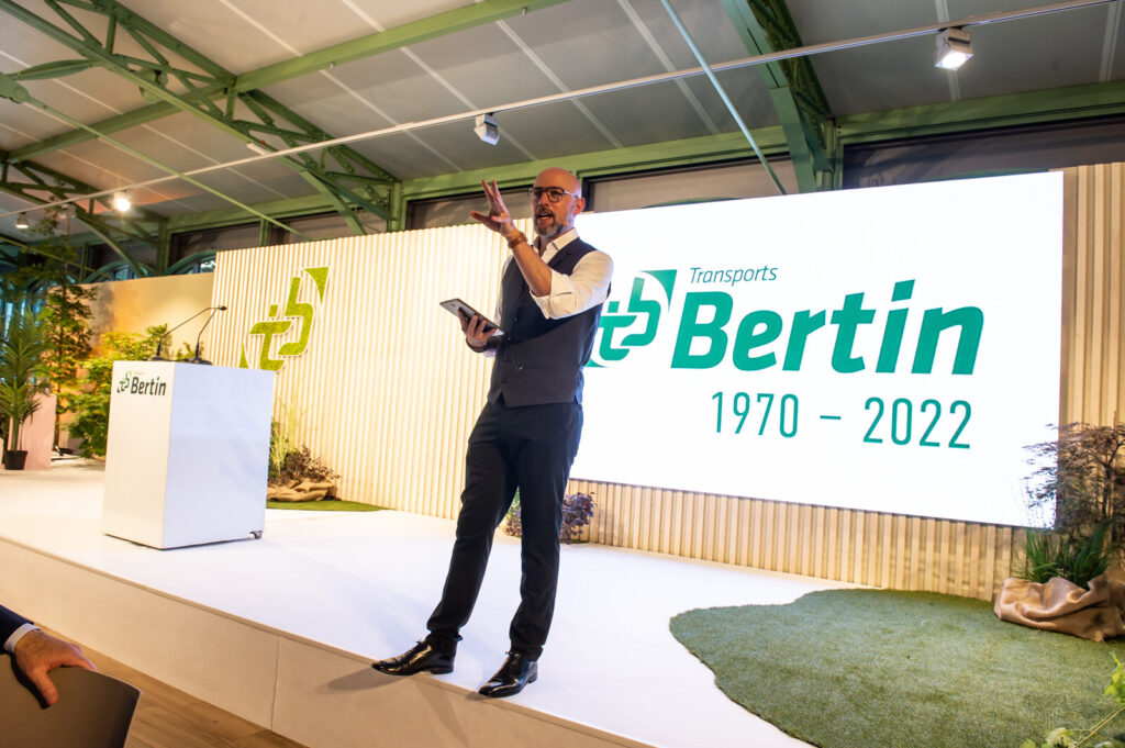 Evénement organisé avec l'agence événementielle rennaise La Fonderie pour les Transports Bertin