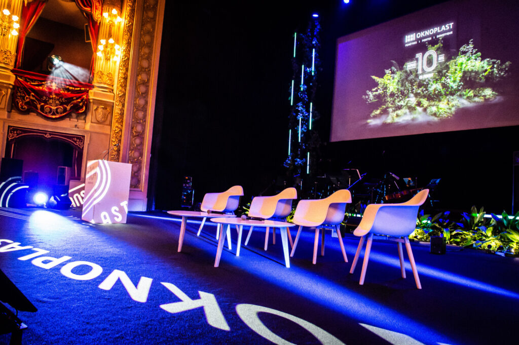 Soirée Oknoplast organisée par l'agence événementielle rennaise La Fonderie.
