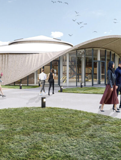 Entrée du futur Mêm qui ouvrira en mars 2026 à Rennes.