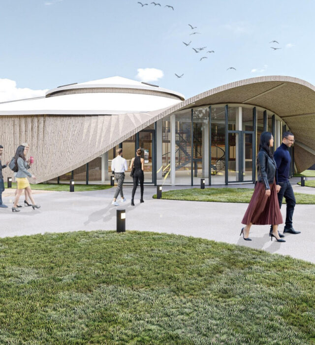 Entrée du futur Mêm qui ouvrira en mars 2026 à Rennes.