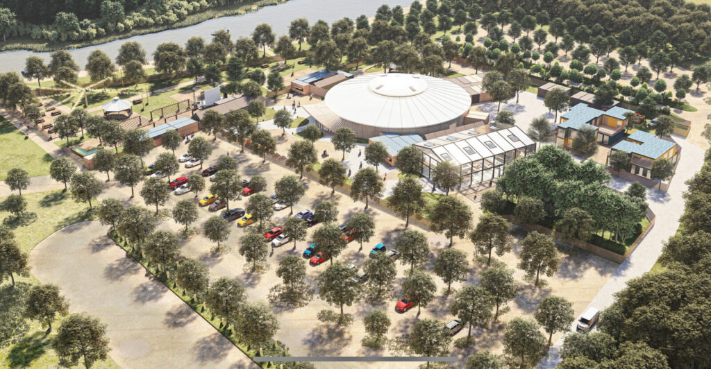 Vue panoramique du futur Mem qui ouvrira en mars 2026.