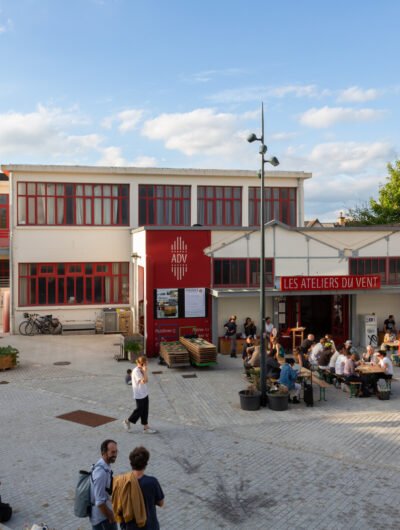 Entrée des Ateliers du Vent, lieu atypique à Rennes