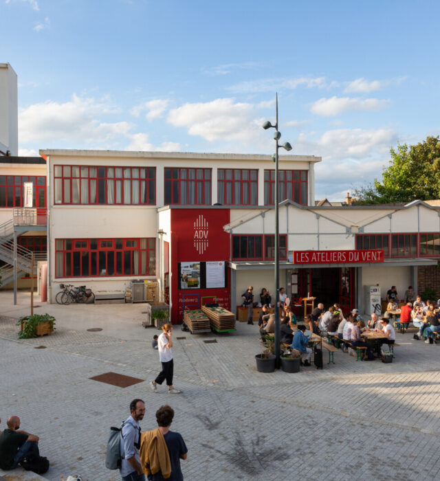 Entrée des Ateliers du Vent, lieu atypique à Rennes