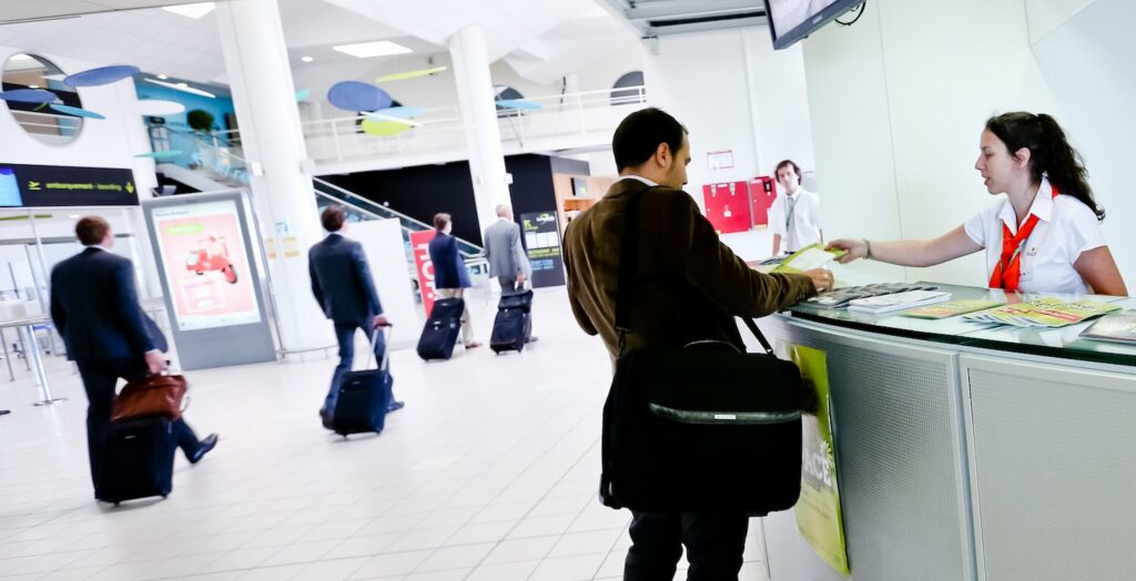 Comptoir Destination Rennes à l'aéroport Rennes/St Jacques