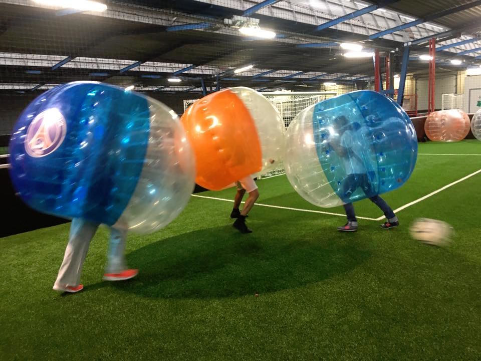 bubble soccer team building