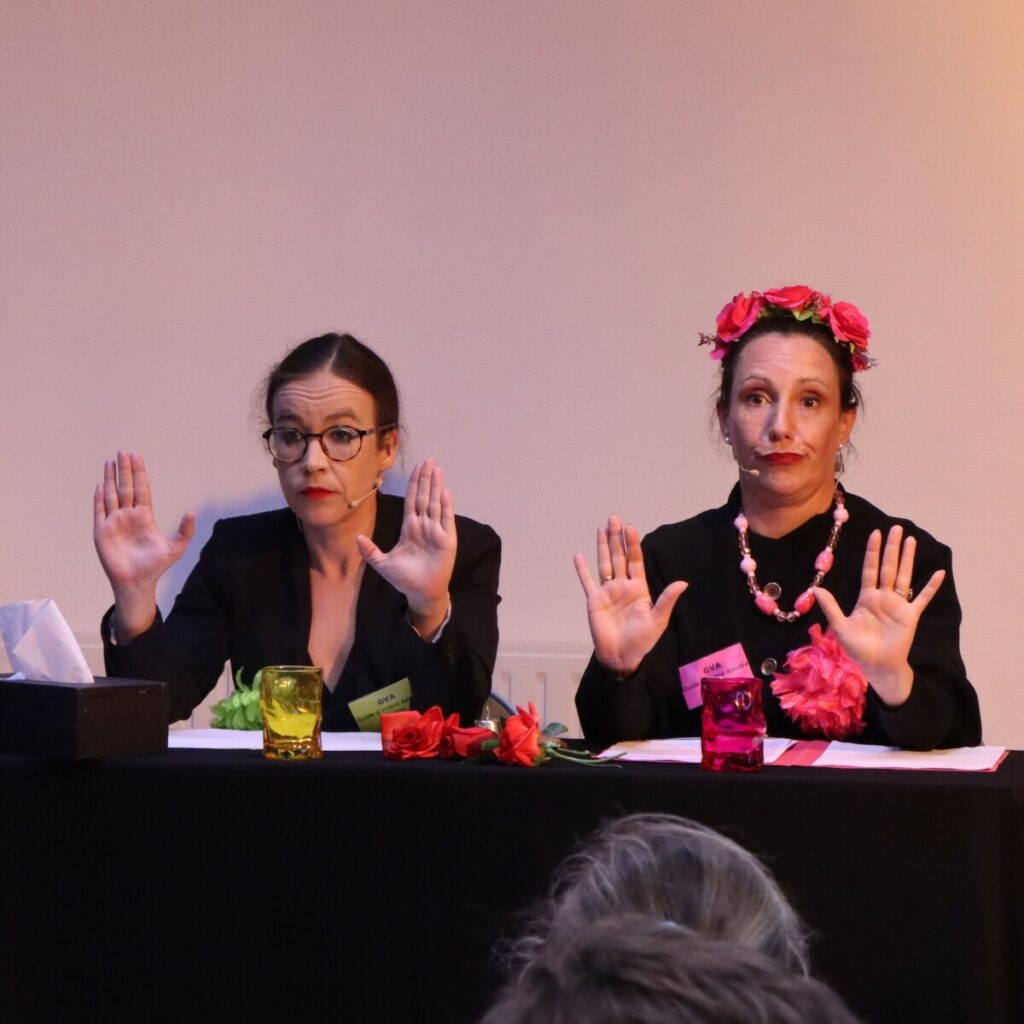 Micheline et Mélodie animent vos conférences.