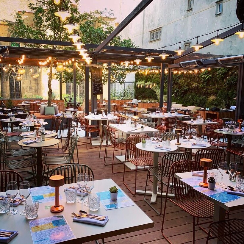 Terrasse du Restaurant La Fabrique Saint-Georges à Rennes