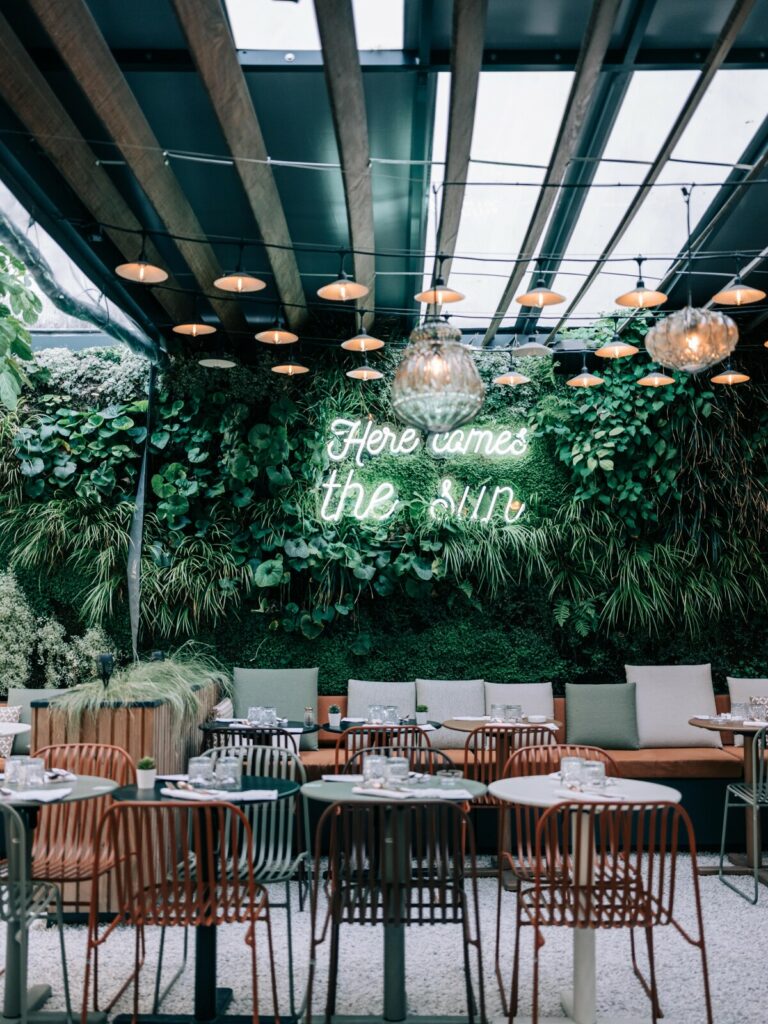 Salle du restaurant La Fabrique Saint-Georges - Rennes