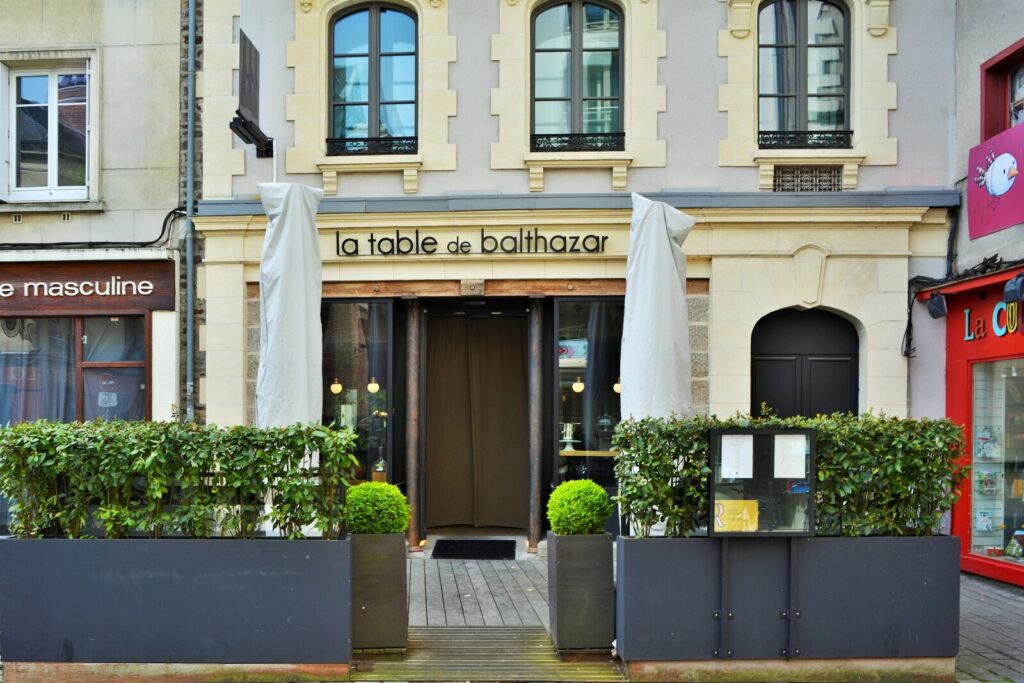 Façade du restaurant de l'hôtel