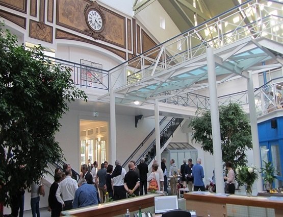 Hall d'entrée de la Grande Halle Oberthur à Rennes