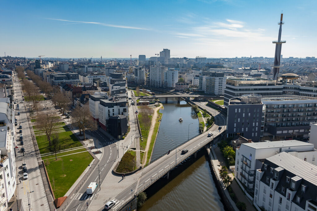 Vue aérienne Rennes