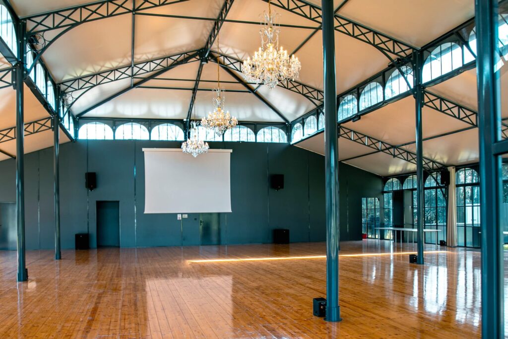 Intérieur de l'Orangerie du Château de Cucé, à Cesson-Sévigné, près de Rennes