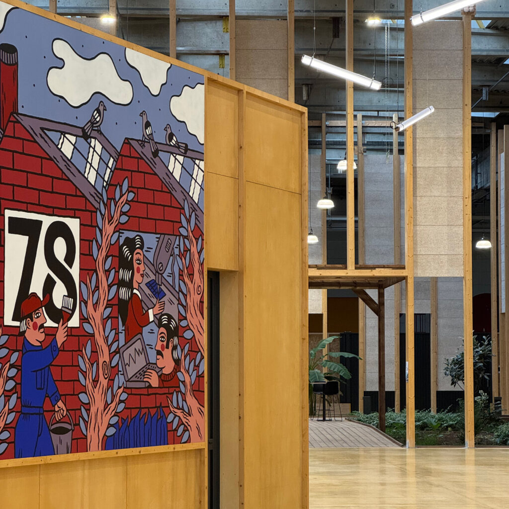 Hall d'entrée du Batiment 78 à Saint-Jacques-de-la-Lande