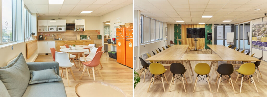 Salles intérieures de La Ruche à Rennes pour vos réunions professionnelles