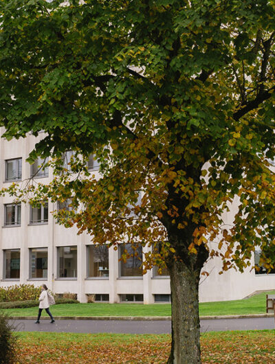 Vue extérieure du bâiment de Ouest-France à Rennes
