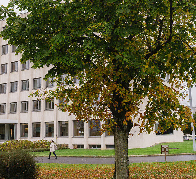 Vue extérieure du bâiment de Ouest-France à Rennes