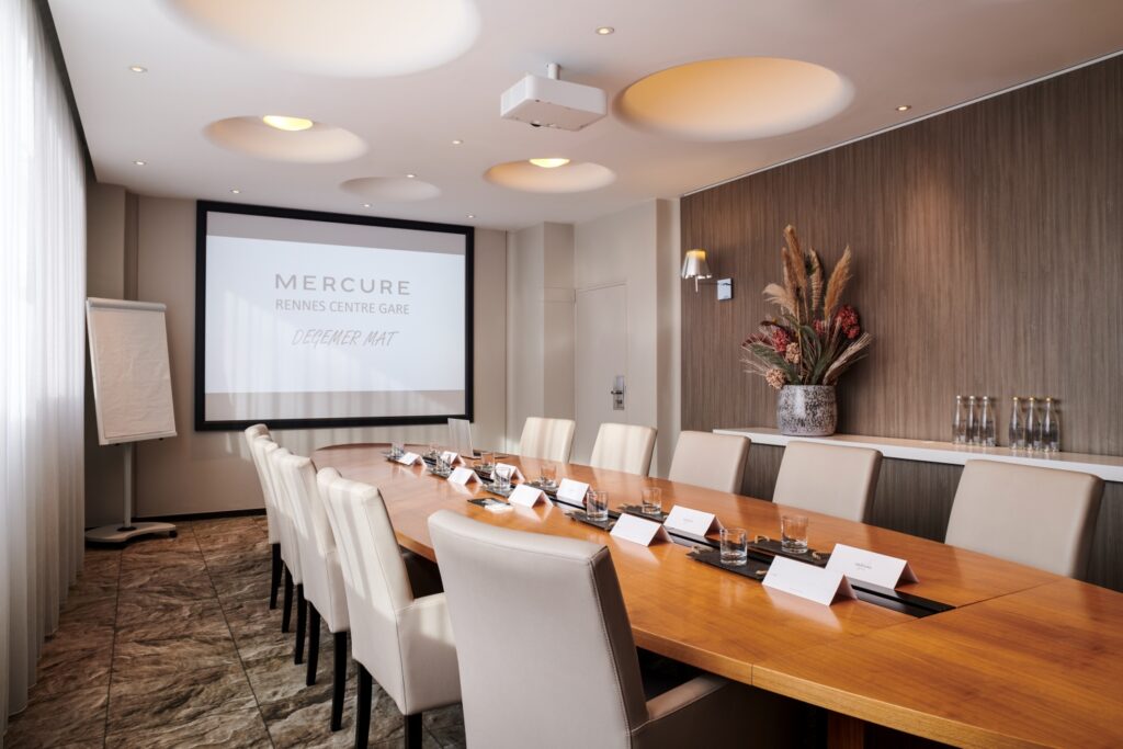 Salle de réunion du Mercure Rennes Centre Gare, à Rennes