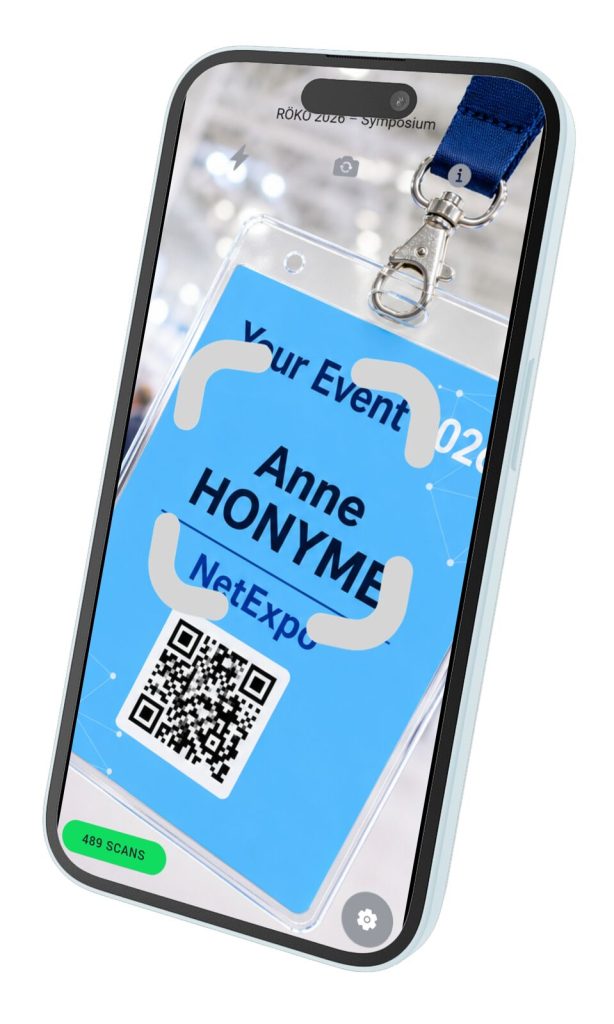 NetExpo propose un système d'identification et de comptage pour vos conférences, offrant un suivi précis de vos participants et un contrôle d'accès.